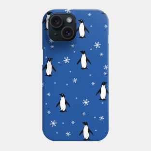 Penguins & Snowflakes Phone Case