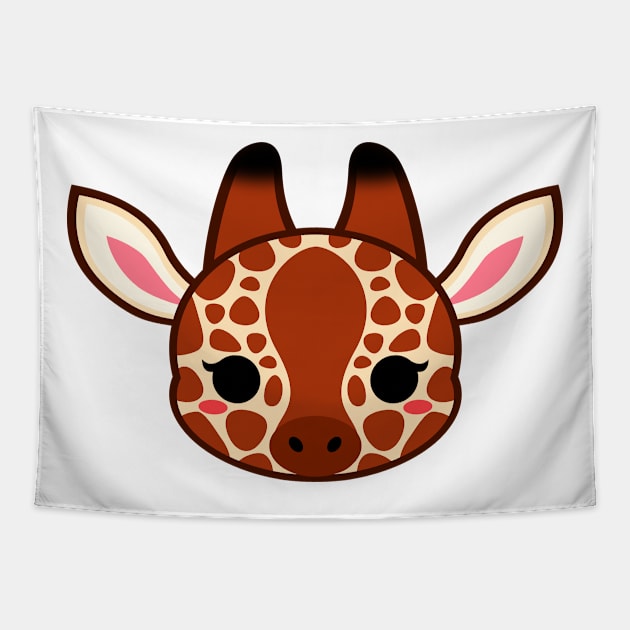 Cute Giraffe Tapestry by alien3287