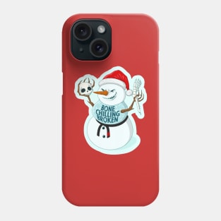 Black Belt Snowman - Christmas gift Phone Case