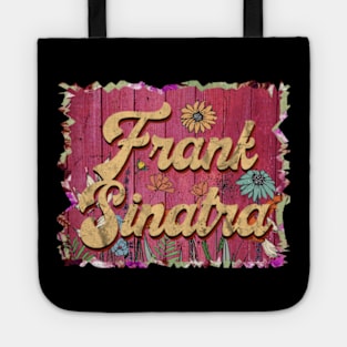 Classic Sinatra Personalized Flowers Proud Name Tote