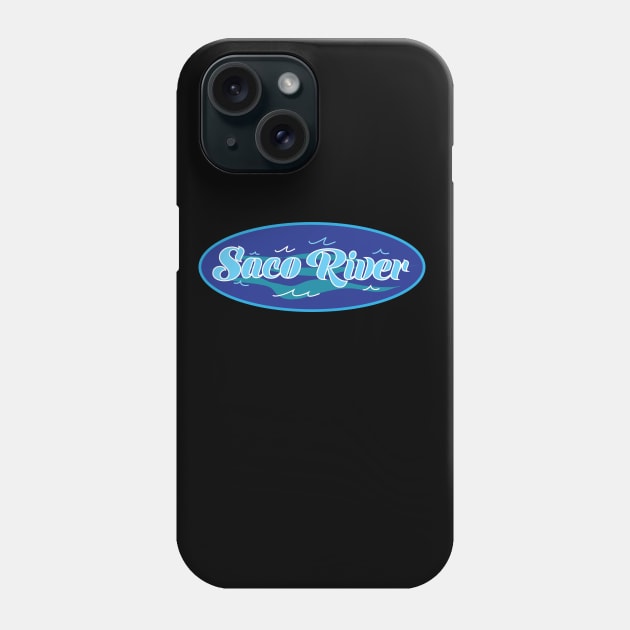 Saco river Phone Case by ACGraphics