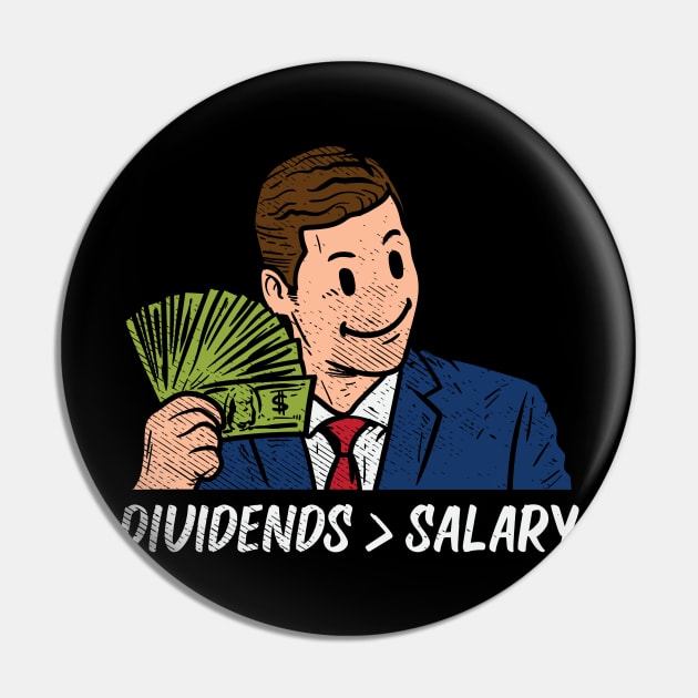 Dividends Topping Salary Pin by maxdax