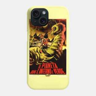 Classic Science Fiction Movie Poster - Monster From Green Hell Phone Case