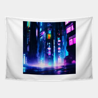 Neon Lights Tapestry