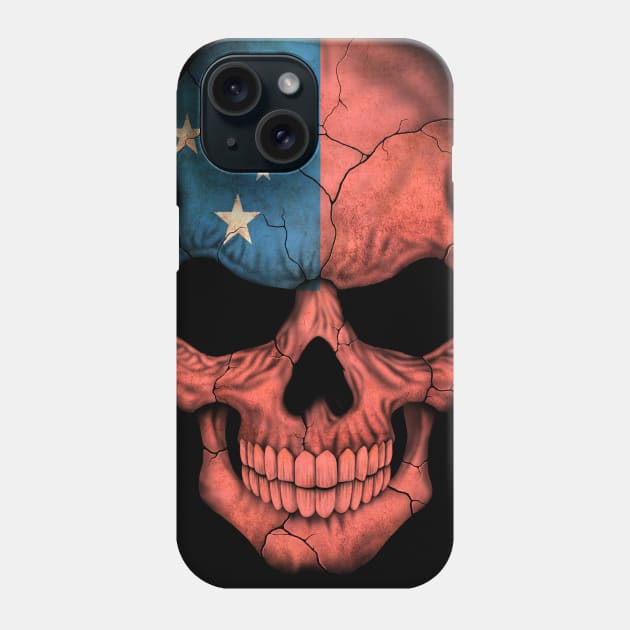 Samoan Flag Skull Phone Case by jeffbartels