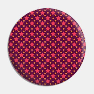 Aja | Colorful Stars Pattern Pin