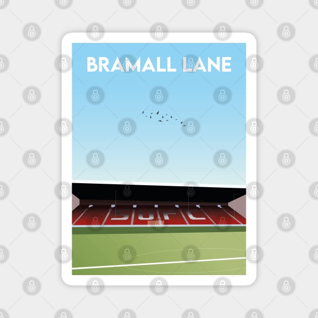 Bramall Lane  Design Magnet by TopFootballStadiums