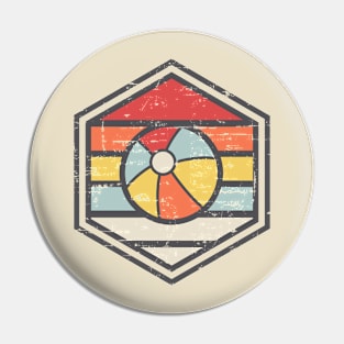 Retro Badge Baseball Light Pin