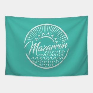 Mazarrón Sunrise Emblem - White Edition Tapestry