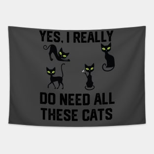 yes, i really do need all these cats Tapestry