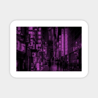 Shinjuku Nights Magenta Recolor Magnet