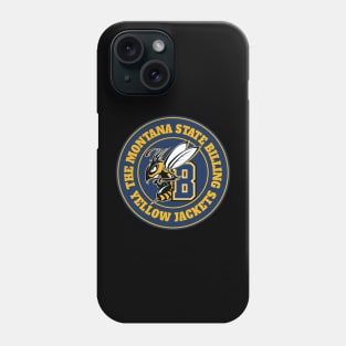 the yellow montana state billing Phone Case