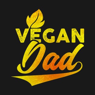 Proud Vegan Dad Vegetarian Food I Am A Vegan T-Shirt