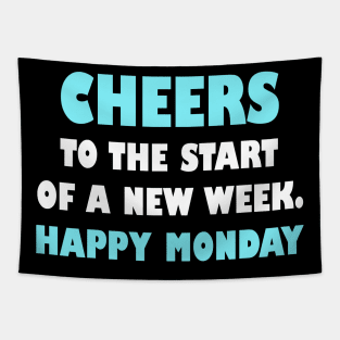 Funny Mondays Sayings Design Tapestry