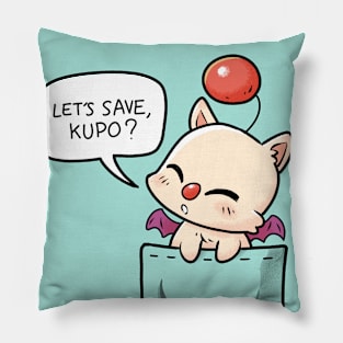 Mog Pocket Let's Save Pillow