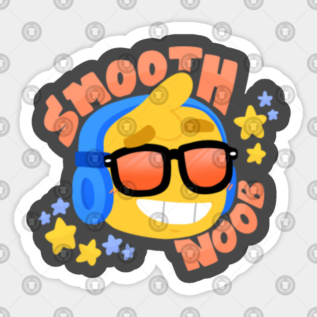 Hand Drawn Smooth Noob Roblox Inspired Character With Headphones - how to be a noob roblox
