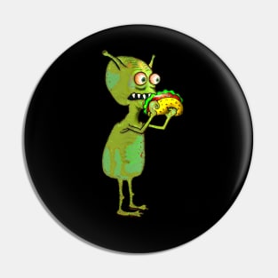 ALIEN TACO Pin