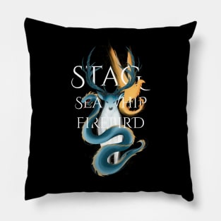 Stag, Sea Whip, Firebird Pillow