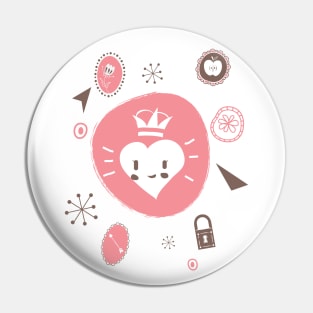 Queen Love Pin