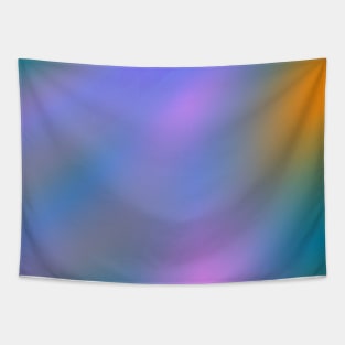 blue green orange abstract texture background pattern Tapestry