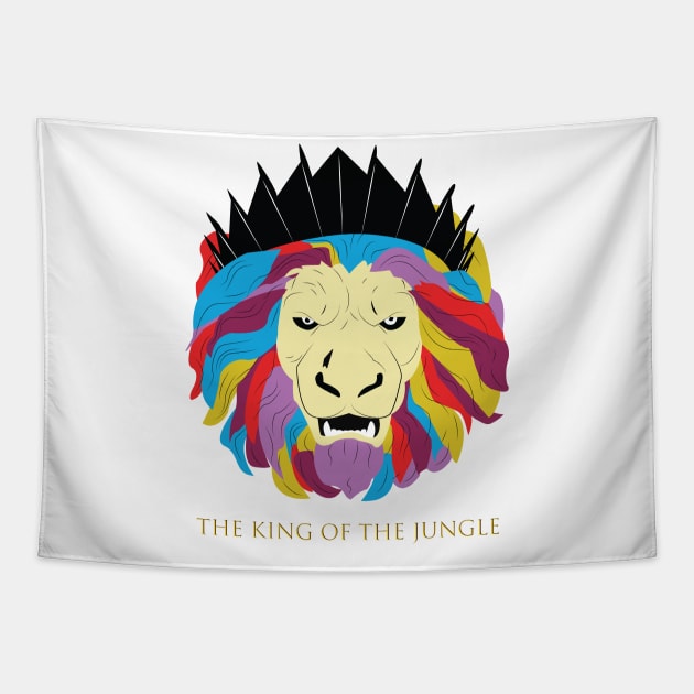 Lions are King Tapestry by monkeydluffy5432