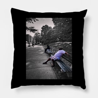 St Nicholas Park Manhattan Harlem NYC Pillow