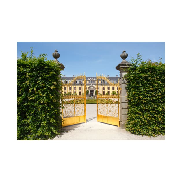 Great Garden Herrrenhausen, Golden Gate, Gallery Building, Hanover, Lower Saxony, Germany, Europe by Kruegerfoto