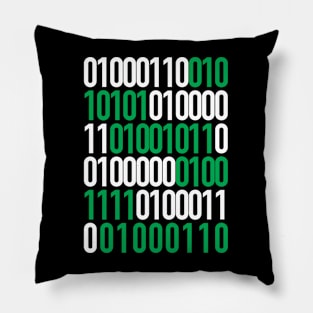 Fuck Off Binary Code Funny Gift Sarcasm Pillow