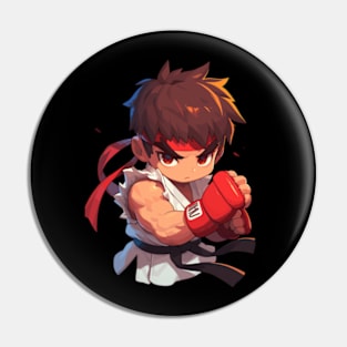 Street Fighter Ryu Art Pin