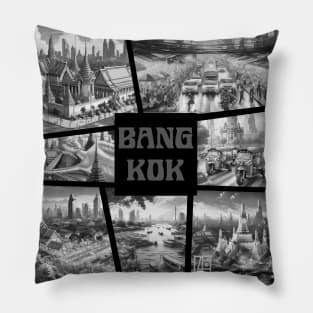 THAI CITY - BANGKOK - TRAVEL -3 Pillow