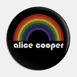 Alice Cooper | Rainbow Vintage Pin