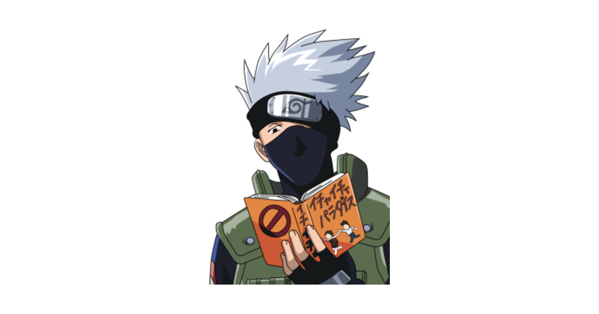 kakashi read book - Kakashi Naruto Anime - Long Sleeve T-Shirt | TeePublic