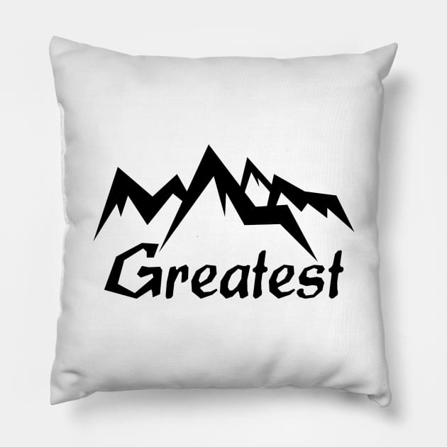 17 - Greatest Pillow by SanTees