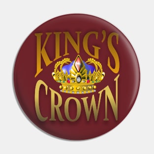 King's Crown Pin