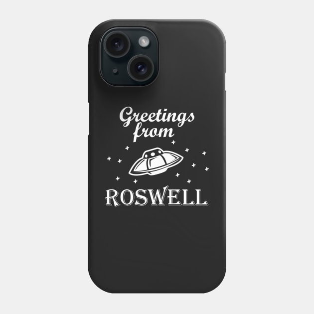 Greetings from Roswell Phone Case by roswellboutique