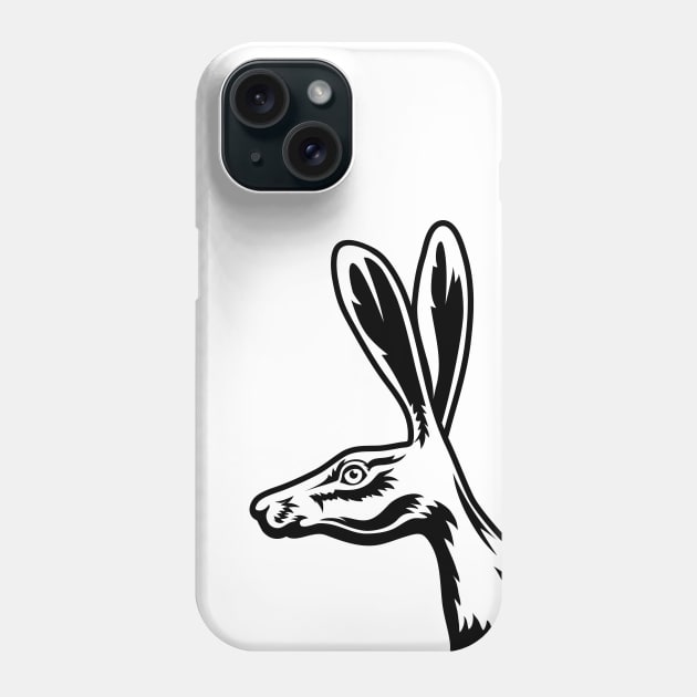 Dark Hare Phone Case by SWON Design