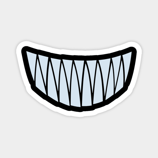 Smiling Teeth Magnet by PeggyNovak