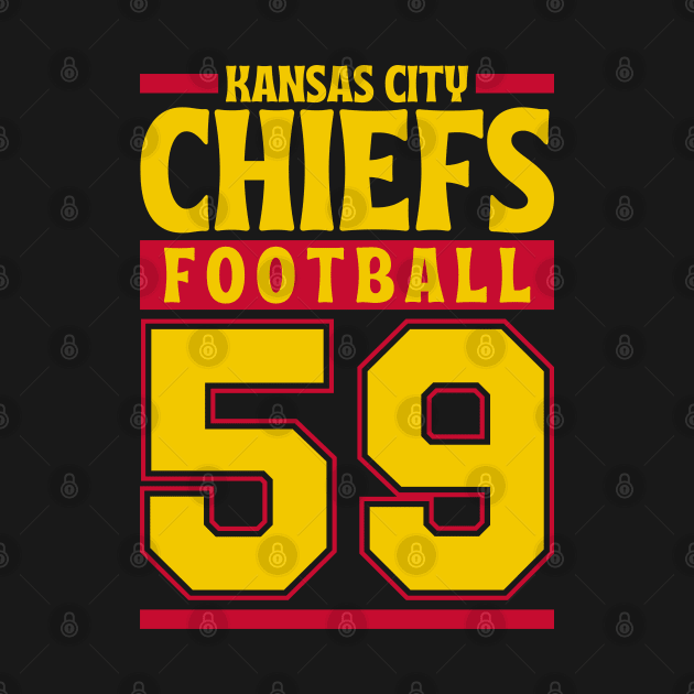 Kansas City Chiefs 1959 American Football Team by Astronaut.co