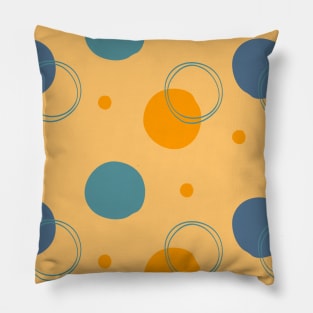 Abstract circle pastel pattern Pillow