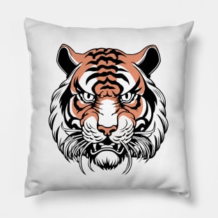 Tiger Head - Bengal Pillow