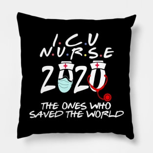 intensive care unit 2020 icu nurse gift Pillow