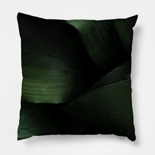 Green leafed desing Pillow