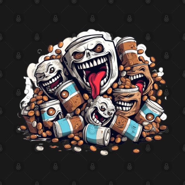 Caffeine Lovers Coffee Crazy by Nightarcade