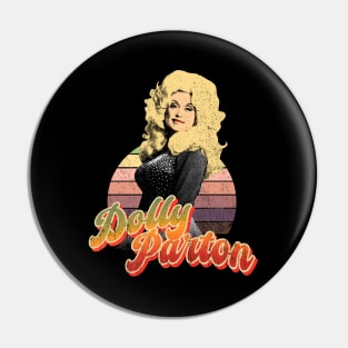 Dolly Parton Retro Pin