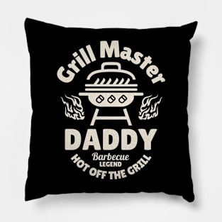 Funny Father Grill Master Daddy Pillow