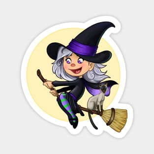 Witch's First Flight Magnet