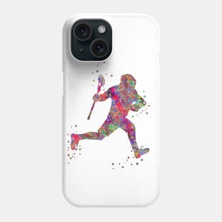 Lacrosse player Phone Case