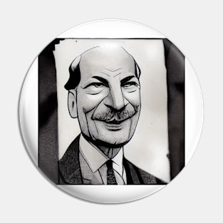 Clement Attlee | Comics Portrait Pin