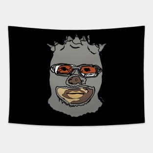 Grey Balaclava Mask Tapestry