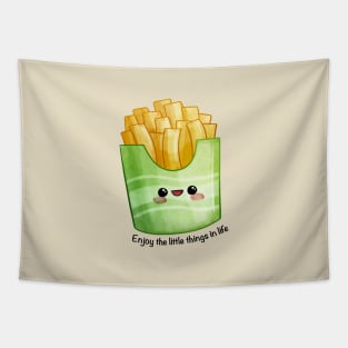 Enjoy The Little Things In Life | French fries Tapestry